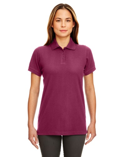 UltraClub Classic Pique Polo Plain Polo Shirt Women's 8530