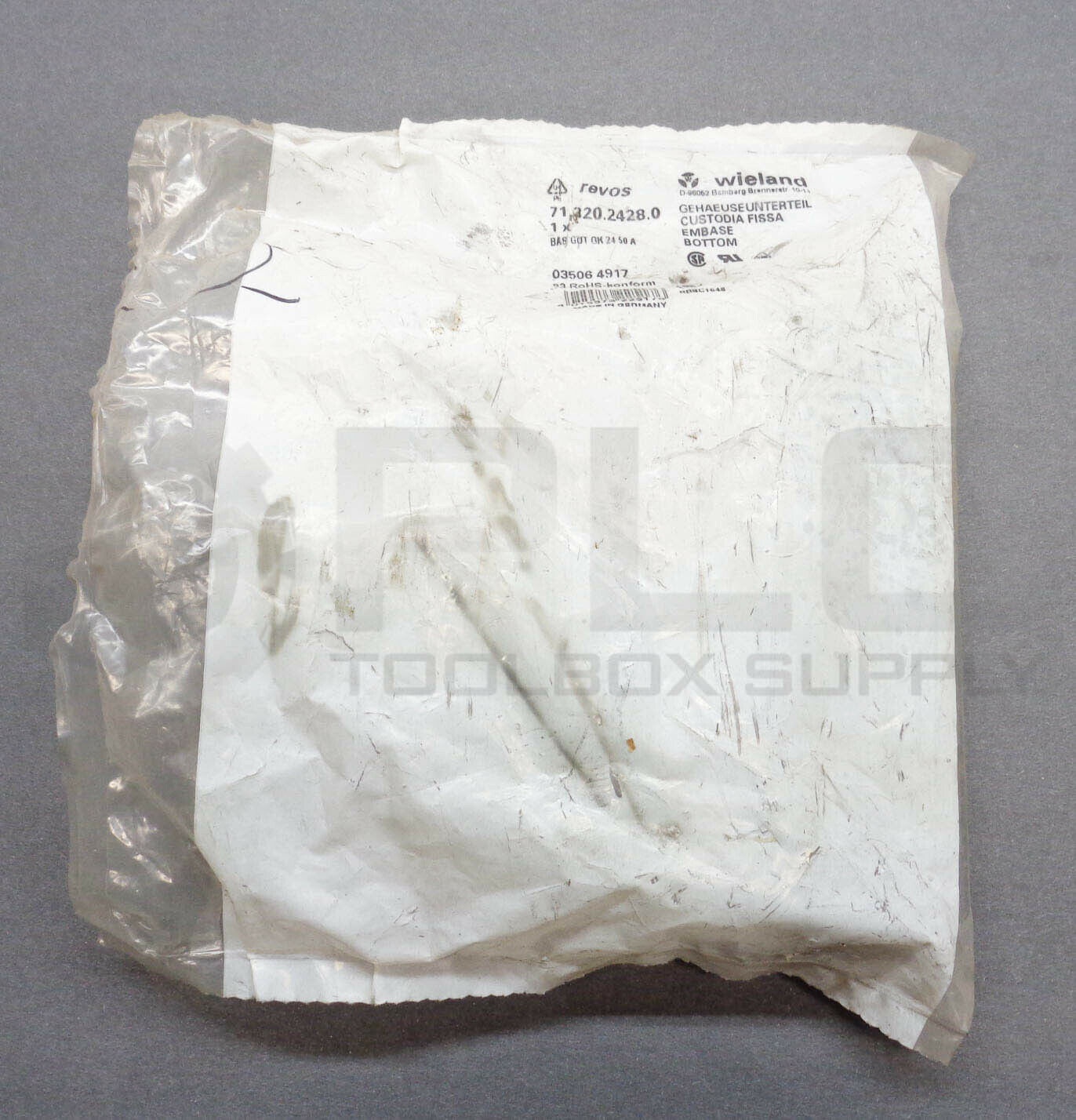 New Sealed Wieland 71.320.2428.0 Revos Bottom Base Bas Gut Gk 24 50 a 03506 4917