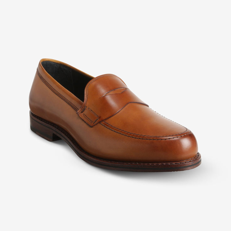 Men's Allen Edmonds Wooster Street Penny Loafer, Size 14 D - Brown