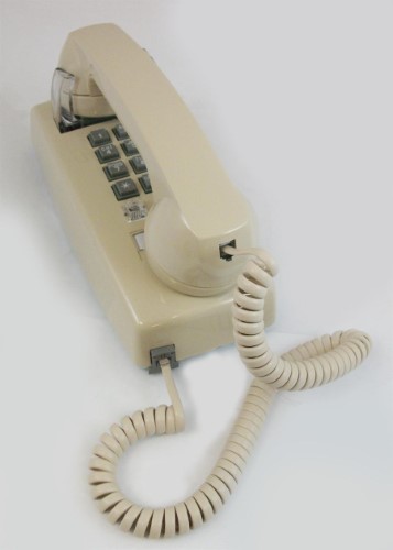 Cortelco ITT-2554-27FM 255444-VBA27F Wall W/ Flash/Message- Ash