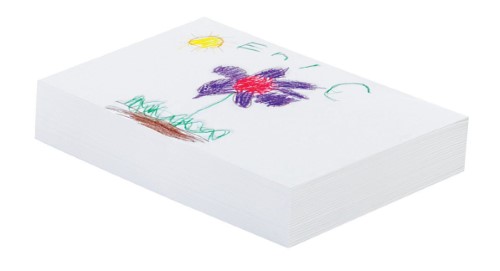 Ecology Recycled Drawing Paper  12ââ X 18â  500 White Sheets  Medium Weight Paper