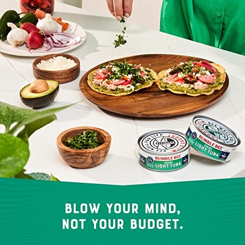Bumble Bee Chunk Light Tuna in Water, 3 Oz Cans (8 Packs of 3, 24 Cans Total) - Wild Caught Skipjack Tuna - 12g Protein per Serving - MSC Certified Su thumbnail