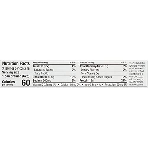 Bumble Bee Chunk Light Tuna in Water, 3 Oz Cans (8 Packs of 3, 24 Cans Total) - Wild Caught Skipjack Tuna - 12g Protein per Serving - MSC Certified Su thumbnail