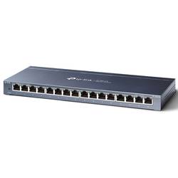 TP-Link TL-SG116 16-Port Gigabit Unmanaged Desktop/Wall Mounting Switch 32Gbps Capacity 23.81Mpps 8K MAC 4.1Mb Buffer Fanless