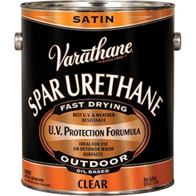 Varathane Satin Clear Exterior VOC Spar Urethane  1 Gal. 9332