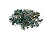 Aluminum Radial Electrolytic Capacitor Low ESR Green with 47UF 16V 105 Celsius Life 3000H 5 X 11 Mm High Ripple Current, Low Impedance 100pcs