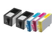 5pk Replacement HP 902XL Ink Cartridges for Officejet Pro 6958 6974 6979