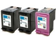 3pk #61 Black/Color for HP Deskjet 2510 2514 2540 2542 2543 2544 3510 3512 3516