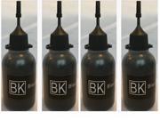 4x50ML Pigment Black Ink for XP100 XP400 WF-2510 WF-2520 WF-2530 WF-2540 200