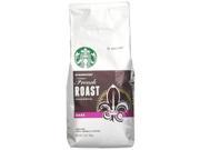 Starbucks French Roast Dark Roast Ground Coffee, 12-Ounce Bag (Pack of 6)
