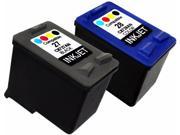 2PK Ink Cartridge for HP 28 HP28 HP27 HP 27 C8728AN C8727AN Deskjet 3847 3535