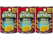 Chef Boyardee Mac & Cheese Pasta in Cheese Sauce 3 Can Pack