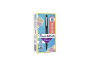 Paper Mate Flair Felt Tip Pens, Medium Point (0.7mm), Black, 12 Count