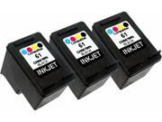 3PK for HP 61 CH561WN (New Gen) Deskjet 2000 2050 2510 2512 2514 2540 2541 2542