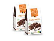 Belvas Belgian Flaked Truffles - Dark Chocolate w/ Cane Sugar 3.5 oz (2 Boxes)