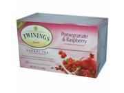 Twinings of London Pomegranate & Raspberry Herbal Tea
