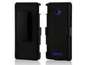 HTC Windows Phone 8X HTC 6990 HTC Zenith Shell Holster Case Cover with Belt Clip