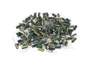 Aluminum Radial Electrolytic Capacitor Low ESR Green with 10UF 50V 105 Celsius Life 3000H 5 X 11 Mm High Ripple Current, Low Impedance 200pcs