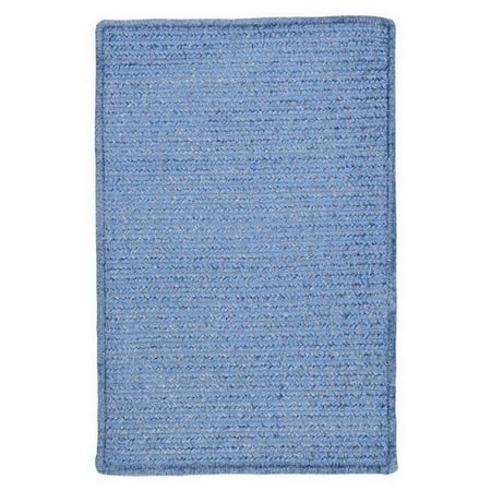 Colonial Mills Rug Simple Chenille Braided Rug - Petal Blue - 12 Ft. X15 Ft.