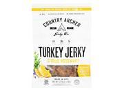 Turkey Jerky Citrus Rosemary 2.75 Oz by Country Archer