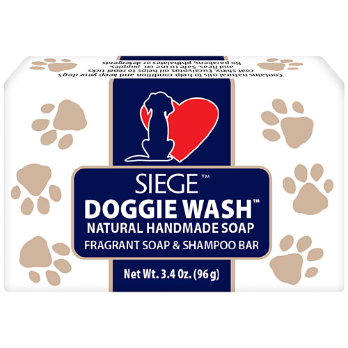 Siege Natural Soap  Doggie Wash Soap and Shampoo Bar  5509