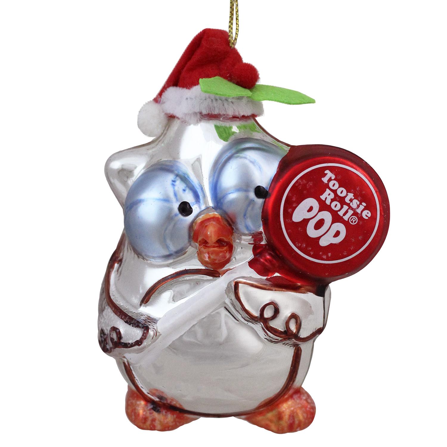 Northlight Candy Lane Tootsie Pop Mr. Owl Christmas Ornament