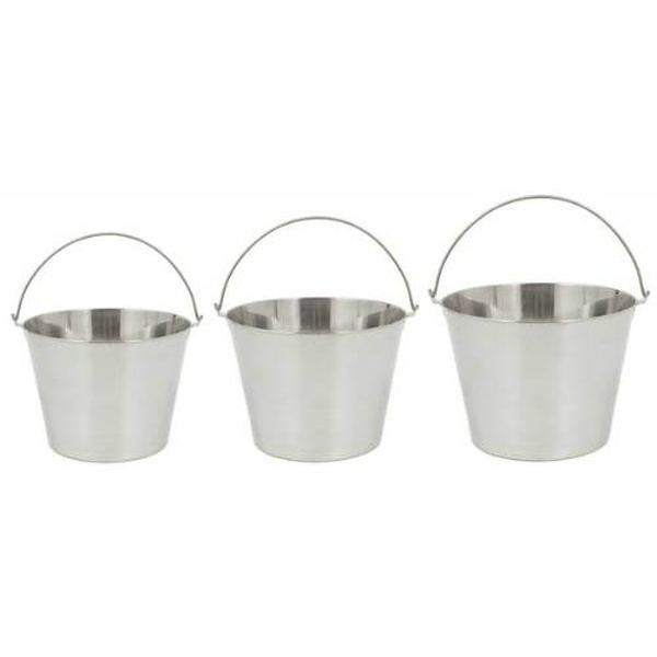 Bayou Classic Stainless Beverage/Ice Bucket 3-piece Set