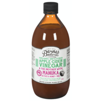 Barnes Naturals Organic Apple Cider Vinegar with NPA5+ Manuka Honey