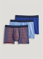 Jockey Active Microfiber Boxer Brief - 3 Pack, Blue Jay/Blue and Red Groovy Stripe/Soft Sky, L