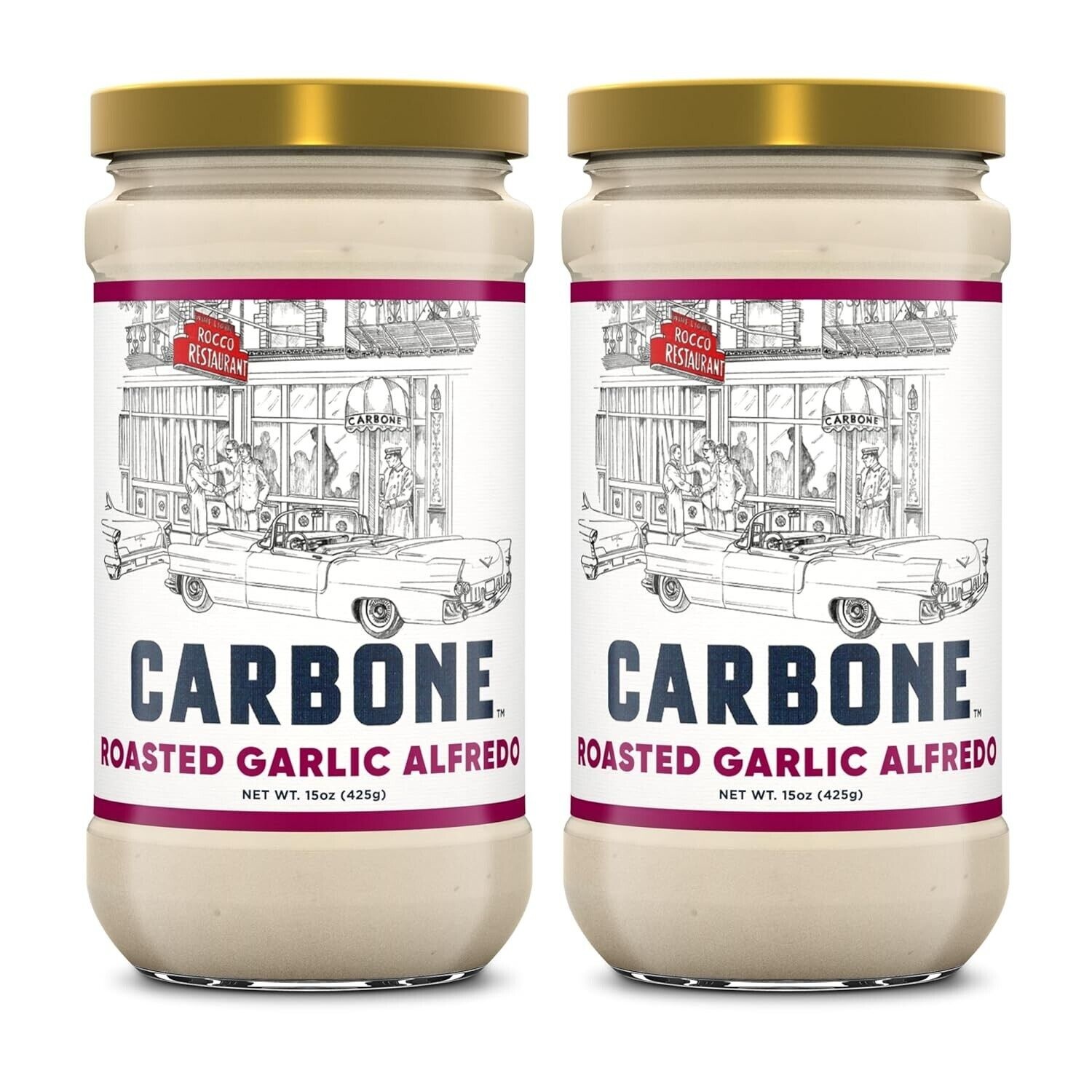 Carbone Roasted Garlic Alfredo Sauce - 15oz thumbnail