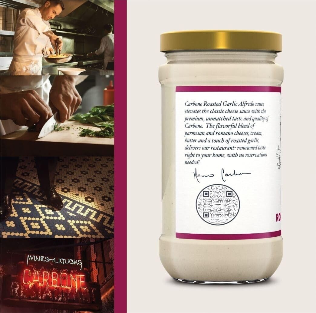 Carbone Roasted Garlic Alfredo Sauce - 15oz thumbnail