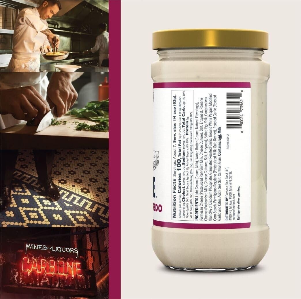 Carbone Roasted Garlic Alfredo Sauce - 15oz thumbnail