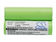 Vintrons (TM) Bundle - 2000mAh Replacement Battery for BRAUN 4510, 5505, 5506, 5509, + Vintrons Coaster