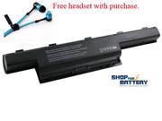 Acer Aspire 7751-P323G32Mn 7751-324G50Mn 7751-2747 7751-2818 7751-3141 Laptop Battery. Shopforbattery High Capacity 9cells 6600mAh Premium.