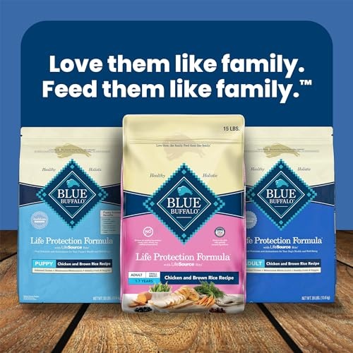 Blue Buffalo Life Protection Formula Adult Small Breed Dry Dog Food, Supports High Energy Needs, Made with Natural Ingredients, Chicken & Brown Rice R thumbnail