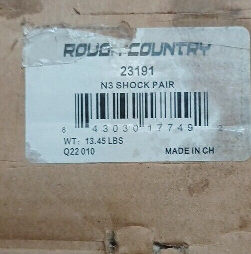Rough Country 23191 Shock Absorber Set of 2 New Front Shocks thumbnail