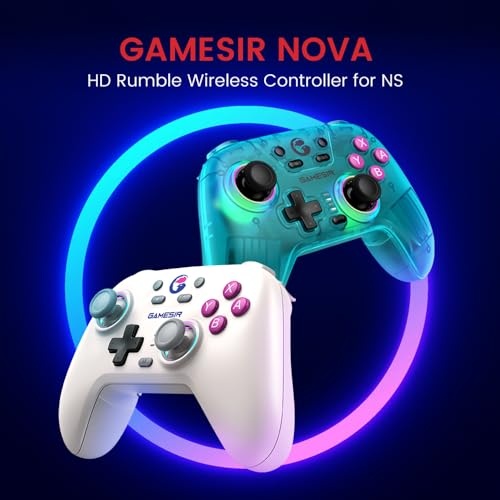 GameSir Nova Wireless Switch Controller Bluetooth Gamepad Hall Effect Joystick for Nintendo Switch iPhone Android Phone PC thumbnail