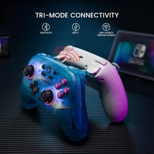 GameSir Nova Wireless Switch Controller Bluetooth Gamepad Hall Effect Joystick for Nintendo Switch iPhone Android Phone PC thumbnail