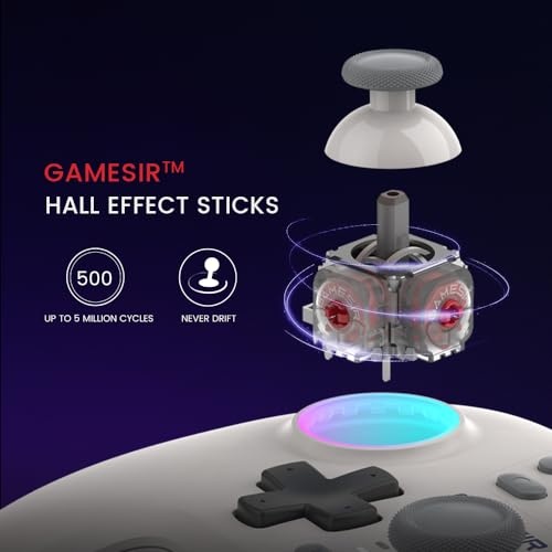 GameSir Nova Wireless Switch Controller Bluetooth Gamepad Hall Effect Joystick for Nintendo Switch iPhone Android Phone PC thumbnail