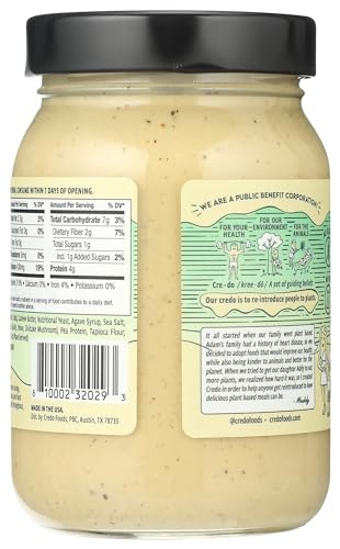 CREDO Foods Vegan Sauce Alfredo Roasted Garlic, 425g thumbnail