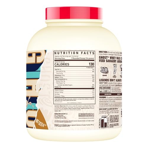 Ghost, Whey Protein, Cinnabon®, 4.8 Lb (2,176 G) thumbnail