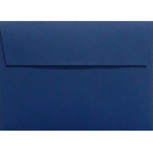 LUX A6 Invitation Envelopes (4 3/4 X 6 1/2) 50/Box, Navy (LUX-4875-103-50)