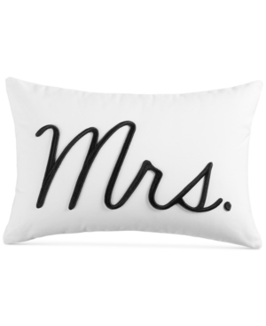 Charter Club Damask Designs Word 12" X 18" Decorative Pillow, Created for Macy's Bedding