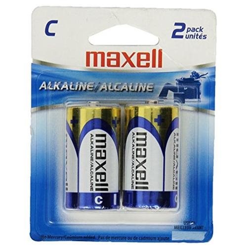 MAXELL MXLC2PKM Maxell Alkaline LR14 2BP C Cell 2 Pack Battery