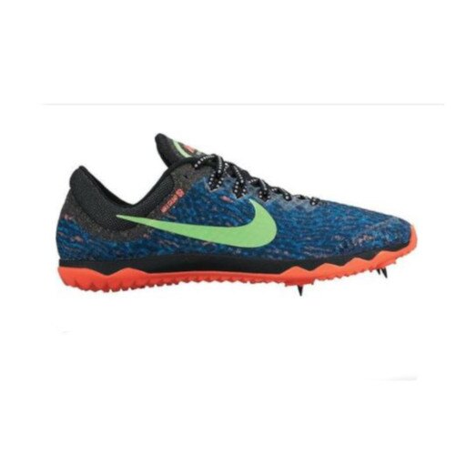 NEW Unisex Nike Zoom Rival XC Shoes Black/Green/Lava Sz 8.5 (M) 10 (W) Re: $65