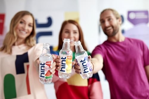 Hint Water Best Sellers Pack, 3 Bottles Each of: Watermelon, Blackberry, Cherry, and Pineapple, Zero Calories, Zero Sugar and Zero Sweeteners, 16 Fl O thumbnail