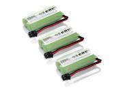 New 3x 2.4v 0.9Ah Home Phone Battery for Uniden BT-1021 BT-1025 BT-1008S WITH43-269