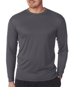 C2 Sport 5104 Adult Performance Long-Sleeve Tee - Graphite, 2XL