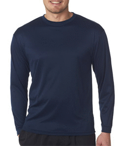 C2 Sport 5104 Adult Performance Long-Sleeve Tee - Navy, Small