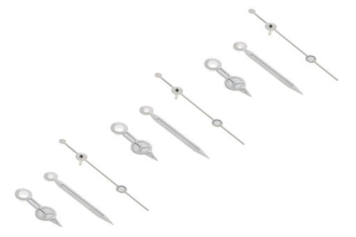 3 Set Watch Hand for Rolex Submariner Movement 5508 5512 5513 5517 1680 Silver